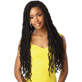Sensationnel Cloud 9 4X4 Synthetic Braided Swiss Lace Wig - DISTRESSED LOCS 28"